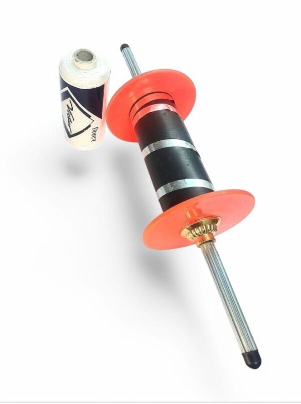 Fibre Charkhi | Spool | with 1000m Cotton Thread - Image 3