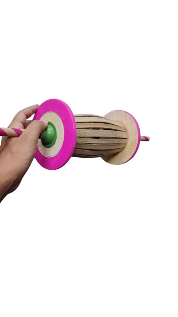 Wooden Charkhi  5 Inch - durable spool for kite flying - Image 4