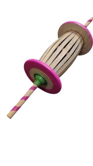 Wooden Charkhi  5 Inch - durable spool for kite flying
