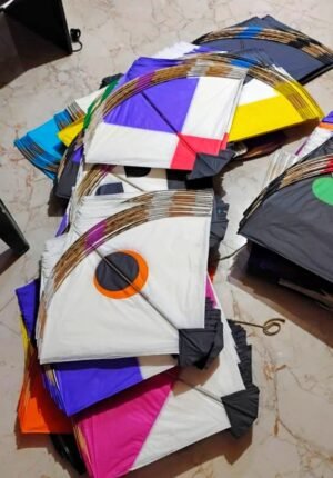 ADDHI Big Size Colourful Fighter Kites 25 Inch – Premium Patang Pack of 20 Pieces